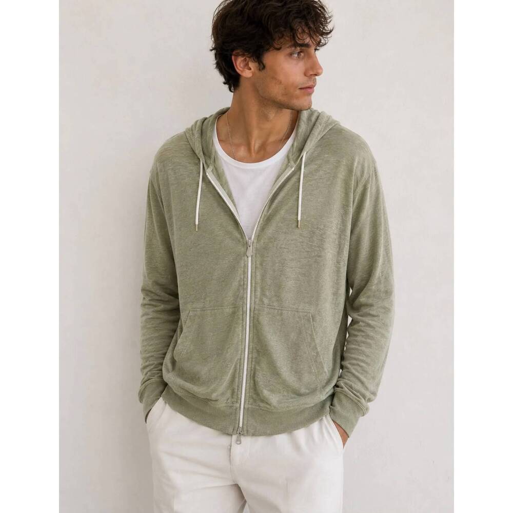 NEW BRUNELLO CUCINELLI luxury knit sweater in green
